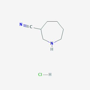 Azepane-3-carbonitrile hcl