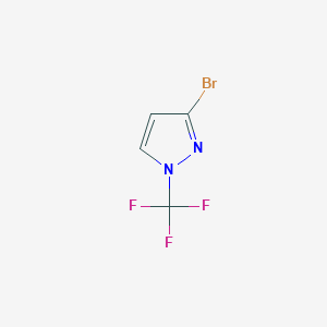 molecular formula C4H2BrF3N2 B3391732 3-Bromo-1-trifluoromethyl-1H-pyrazole CAS No. 2092804-01-6