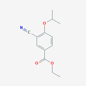 molecular formula C13H15NO3 B3391740 Ethyl 3-cyano-4-isopropoxybenzoate CAS No. 2098542-97-1