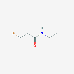 molecular formula C5H10BrNO B3391760 3-Bromo-propionic acid ethylamide CAS No. 21437-85-4