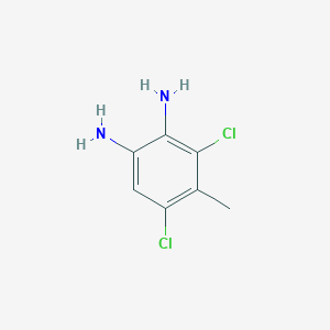 molecular formula C7H8Cl2N2 B3391763 3,5-Dichloro-4-methylbenzene-1,2-diamine CAS No. 2160-24-9