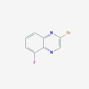molecular formula C8H4BrFN2 B3391766 2-Bromo-5-fluoroquinoxaline CAS No. 2171338-66-0