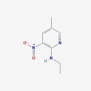molecular formula C8H11N3O2 B033918 2-Ethylamino-5-methyl-3-nitropyridine CAS No. 106690-40-8