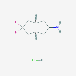 Rac-(2S,3AR,6AS)-5,5-difluorooctahydropentalen-2-amine hcl