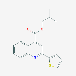 Isobutyl 2-(2-thienyl)-4-quinolinecarboxylate