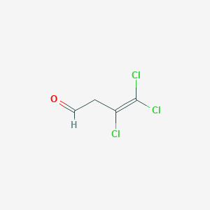 molecular formula C4H3Cl3O B033919 3,4,4-三氯-3-丁烯醛 CAS No. 108562-62-5