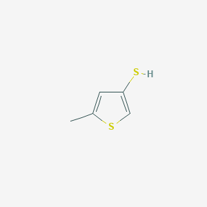 molecular formula C5H6S2 B3391906 5-Methyl-3-thiophenethiol CAS No. 2634-17-5