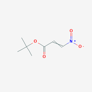 molecular formula C7H11NO4 B3391993 tert-Butyl 3-nitroprop-2-enoate CAS No. 537005-95-1