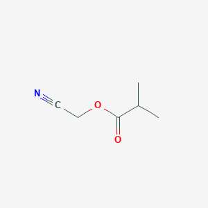 molecular formula C6H9NO2 B3392039 Cyanomethyl 2-methylpropanoate CAS No. 63158-88-3