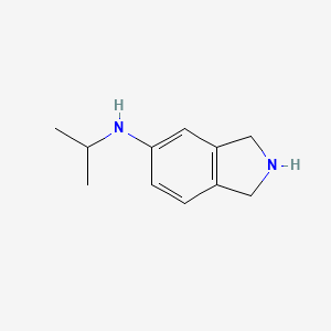 molecular formula C11H16N2 B3392161 1H-Isoindol-5-amine, 2,3-dihydro-N-(1-methylethyl)- CAS No. 850876-28-7
