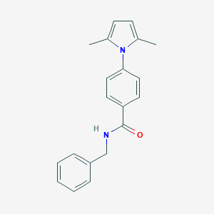 molecular formula C20H20N2O B339219 N-benzyl-4-(2,5-dimethyl-1H-pyrrol-1-yl)benzamide 