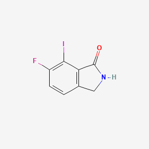 B3392208 6-Fluoro-7-iodo-2,3-dihydro-isoindol-1-one CAS No. 877151-19-4