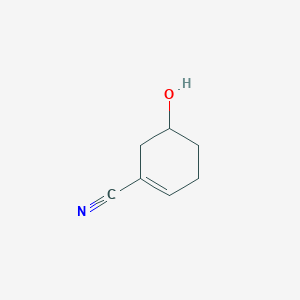 B3392266 5-Hydroxycyclohex-1-ene-1-carbonitrile CAS No. 91759-03-4