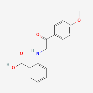 B3392281 Benzoic acid, 2-[(4-methoxybenzoyl)methylamino]- CAS No. 92955-82-3