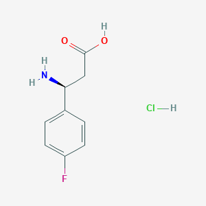 B3392282 (3S)-3-Amino-3-(4-fluorophenyl)propanoic acid hcl CAS No. 930769-57-6