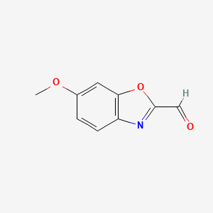 B3392297 6-Methoxy-1,3-benzoxazole-2-carbaldehyde CAS No. 944898-82-2