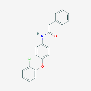 molecular formula C20H16ClNO2 B339241 N-[4-(2-chlorophenoxy)phenyl]-2-phenylacetamide 
