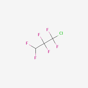 molecular formula C3HClF6 B3392410 1-Chloro-1,1,2,2,3,3-hexafluoropropane CAS No. 422-55-9