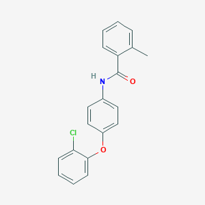 N-[4-(2-chlorophenoxy)phenyl]-2-methylbenzamide