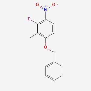 1-(Benzyloxy)-3-fluoro-2-methyl-4-nitrobenzene