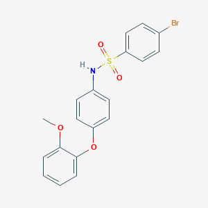 4-bromo-N-[4-(2-methoxyphenoxy)phenyl]benzenesulfonamide