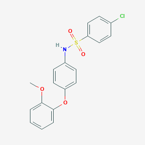 4-chloro-N-[4-(2-methoxyphenoxy)phenyl]benzenesulfonamide