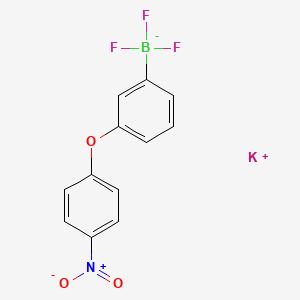 molecular formula C12H8BF3KNO3 B3392505 Potassium 3-(4-nitrophenoxy)phenyltrifluoroborate CAS No. 1073468-34-4