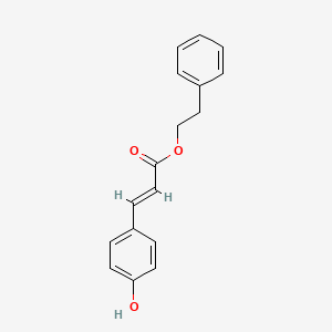 molecular formula C17H16O3 B3392590 2-Propenoic acid, 3-(4-hydroxyphenyl)-, 2-phenylethyl ester, (2E)- CAS No. 115610-25-8
