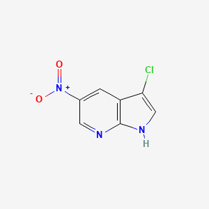 3-chloro-5-nitro-1H-pyrrolo[2,3-b]pyridine