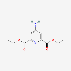 molecular formula C11H14N2O4 B3392610 Diethyl 4-aminopyridine-2,6-dicarboxylate CAS No. 1196155-10-8