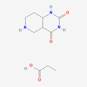 Hexahydropyrido[4,3-d]pyrimidine-2,4(1H,3H)-dione propionate