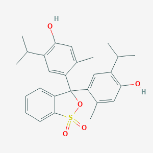 molecular formula C27H30O5S B033927 百里酚蓝 CAS No. 76-61-9
