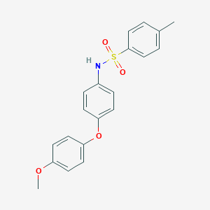 molecular formula C20H19NO4S B339270 N-[4-(4-methoxyphenoxy)phenyl]-4-methylbenzenesulfonamide 