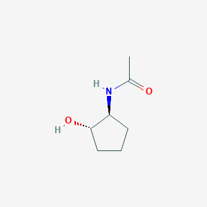 molecular formula C7H13NO2 B3392797 N-[(1S,2S)-2-Hydroxycyclopentyl]acetamide CAS No. 137254-02-5