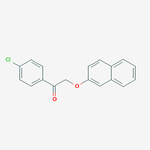 molecular formula C18H13ClO2 B339281 1-(4-Chlorophenyl)-2-(2-naphthyloxy)ethanone 