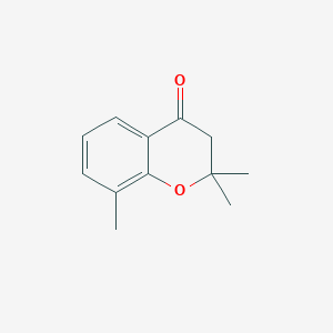 molecular formula C12H14O2 B3392845 2,2,8-Trimethyl-4-chromanone CAS No. 142228-70-4