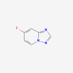 molecular formula C6H4FN3 B3392850 7-Fluoro-[1,2,4]triazolo[1,5-a]pyridine CAS No. 1427361-30-5