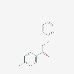 molecular formula C19H22O2 B339288 2-(4-Tert-butylphenoxy)-1-(4-methylphenyl)ethanone 