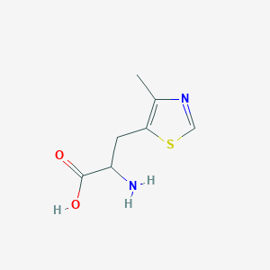 molecular formula C7H10N2O2S B3392884 2-Amino-3-(4-methyl-5-thiazolyl)propionic Acid CAS No. 14643-77-7