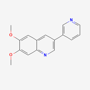 6,7-Dimethoxy-3-pyridin-3-yl-quinoline