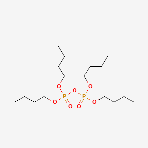 molecular formula C16H36O7P2 B3392900 Diphosphoric acid, tetrabutyl ester CAS No. 1474-75-5
