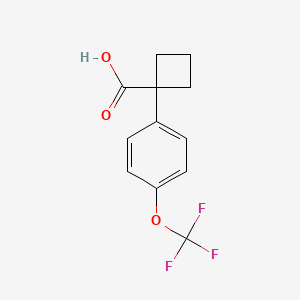 1-[4-(Trifluoromethoxy)phenyl]cyclobutanecarboxylic Acid