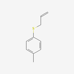 molecular formula C10H12S B3392912 Allyl(4-methylphenyl) sulfide CAS No. 1516-28-5