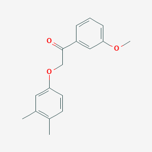 2-(3,4-Dimethylphenoxy)-1-(3-methoxyphenyl)ethanone