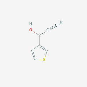 molecular formula C7H6OS B3392931 1-(3-Thienyl)-2-propyn-1-ol CAS No. 153026-78-9