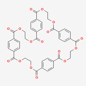 molecular formula C40H32O16 B3392962 3,6,13,16,23,26,33,36-Octaoxapentacyclo[36.2.2.28,11.218,21.228,31]octatetraconta-8,10,18,20,28,30,38,40,41,43,45,47-dodecaene-2,7,12,17,22,27,32,37-octone CAS No. 16104-96-4