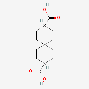 molecular formula C13H20O4 B3392970 Spiro[5.5]undecane-3,9-dicarboxylic acid CAS No. 161513-32-2
