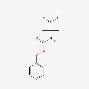 molecular formula C13H17NO4 B3393025 Methyl 2-(benzyloxycarbonylamino)-2-methylpropanoate CAS No. 172992-10-8