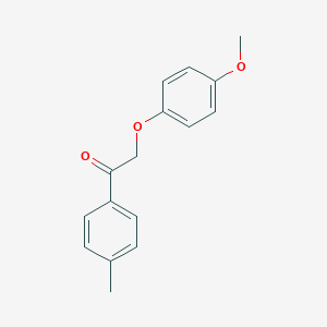 molecular formula C16H16O3 B339303 2-(4-Methoxyphenoxy)-1-(4-methylphenyl)ethanone 