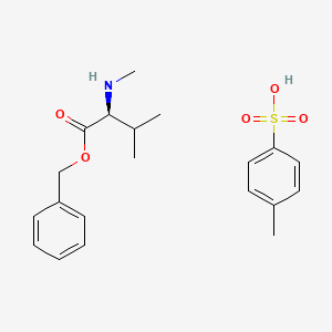 molecular formula C20H27NO5S B3393039 N-alpha-Methyl-L-valine benzyl ester P-tosylate CAS No. 174224-62-5